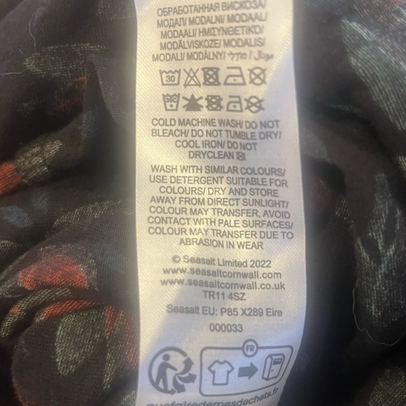 SEASALT CORNWALL Rose Trellis Wide Leg Jumpsuit - Picture 8 of 8